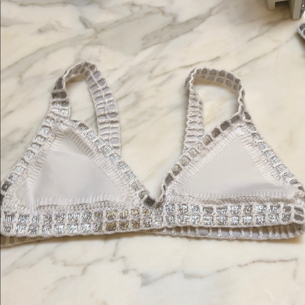 Brand new Kiini white swimsuit top Size L - Picture 6 of 12